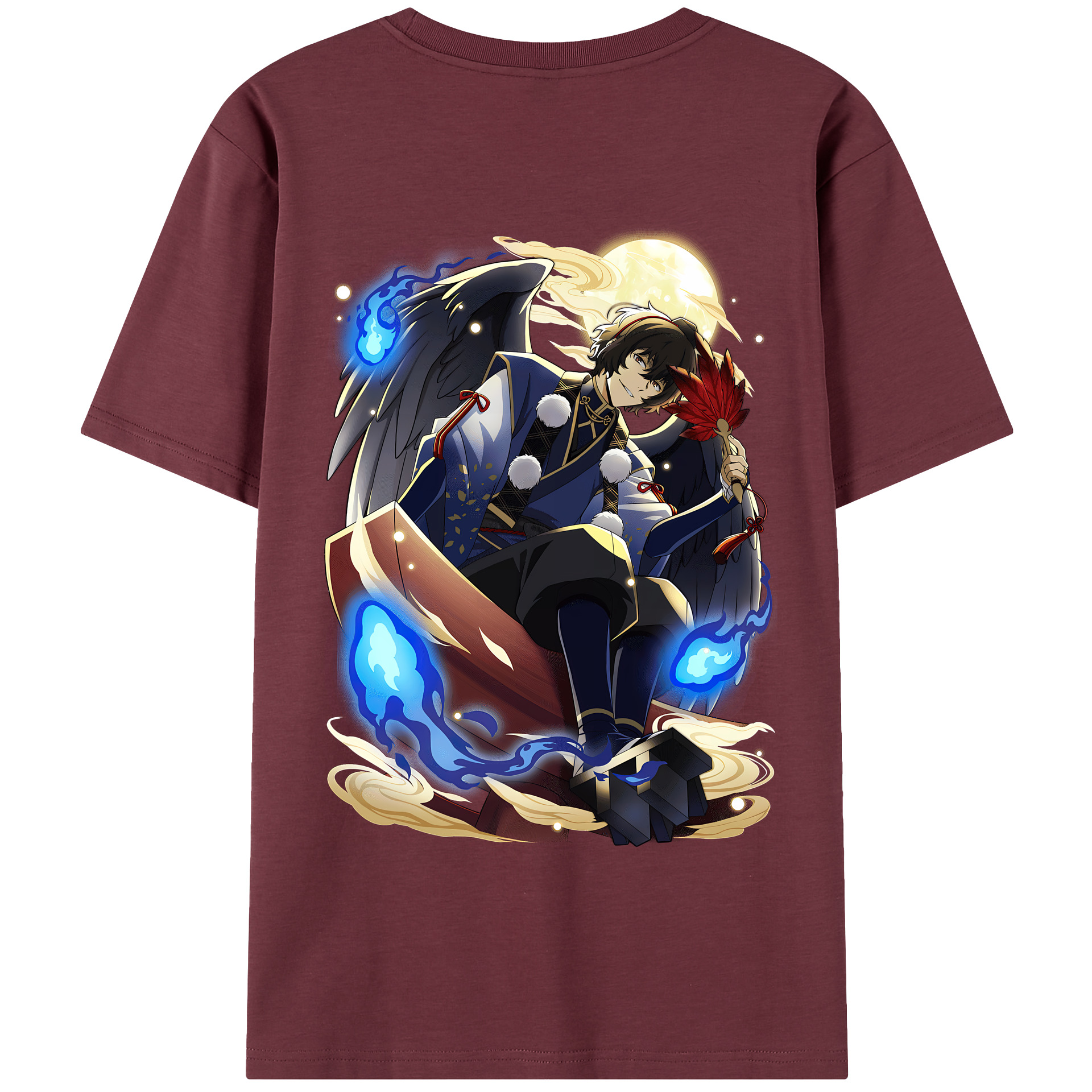（画像用） 文豪ストレイドッグス Bungo Stray Dogs 綿100％半袖Tシャツ（背面プリント）
